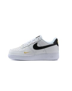 Nike Air Force 1 Low Unisex Black White Gold