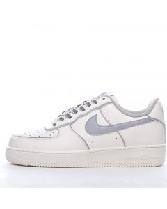 Nike Air Force 1 Low White Grey Laces