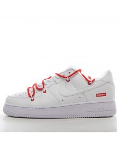 Supreme x Nike Air Force 1 Low White Red