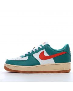 Nike Air Force 1 Low Green White Red Beige