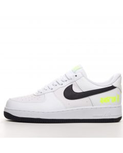 Nike Air Force 1 Low White Black Fluorescent Green