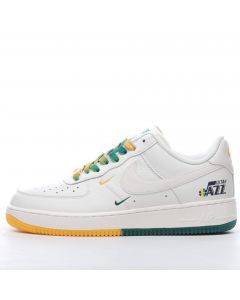 Nike Air Force 1 Low White Green Yellow ‘Utah Jazz’