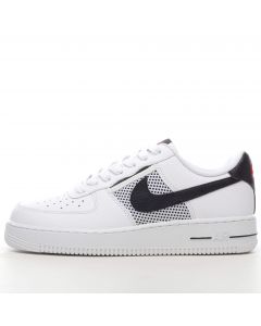 Nike Air Force 1 Low White Black Red
