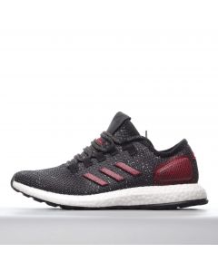 Adidas Pure Boost Black Scarlet