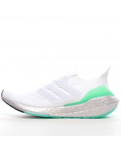 Adidas Ultra Boost 21 Crystal White/Hazy Green