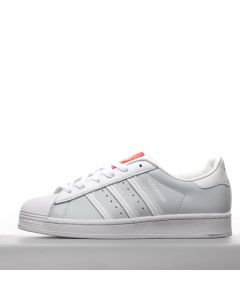 Adidas Superstar Shallow Blue Cloud White Hi-Res Red