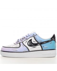 Nike Air Force 1 Low White Purple Blue
