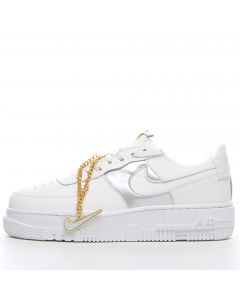 Nike Air Force 1 Low Pixel 'Grey Gold Chain'