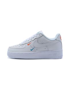 Nike Air Force 1 Low Unisex Blue Red Logo
