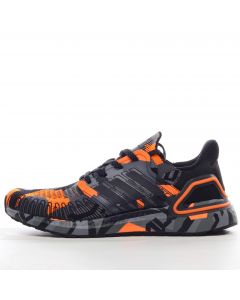 Adidas UltraBoost 20 Geometric Pack - Black Signal Orange