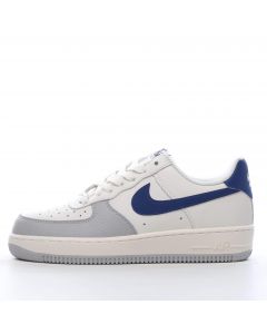 Nike Air Force 1 Low Cream Grey Royal Blue
