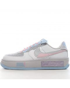 Nike Air Force 1 Low Fontanka Grey White Pink Blue
