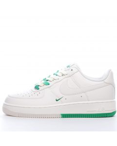 Nike Air Force 1 Low White Green Gradient Laces
