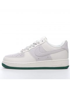 Nike Air Force 1 Low White Light Grey Pink Green 