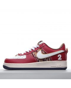 Dior x Nike Air Force 1 Low Classic Red