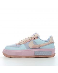 Nike Air Force 1 Low Fontanka Pink Grey Blue