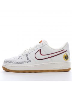 Nike Air Force 1 07 Low Dragon Rice White Yellow Red