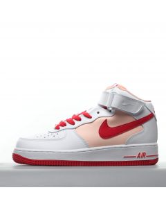 Nike Air Force 1 High White Orange Red