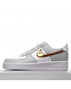 Nike Air Force 1Low White Light Grey Gold
