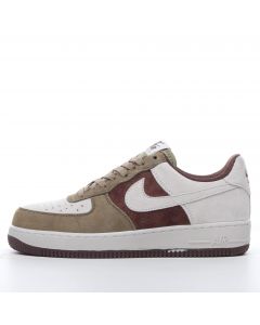 Nike Air Force 1 Low White Brown Claret
