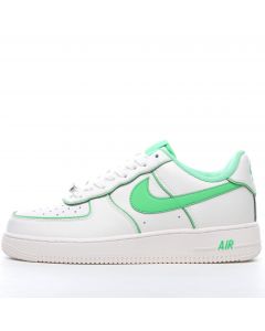 Nike Air Force 1 Low White Green White Laces