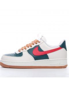 Nike Air Force 1 Low White Green Red