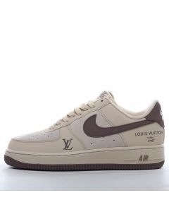 Louis Vuitton X Nike Air Force 1 Low  Grey Brown
