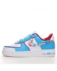 Doraemon x Nike Air Force 1 Low Custom Blue White
