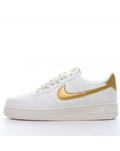 Nike Air Force 1 Low White Gold
