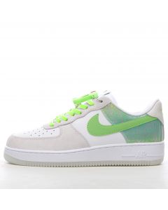 Nike Air Fore 1 Low White Beige Green