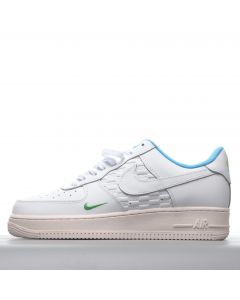 Nike Air Force 1 Low White Blue Green