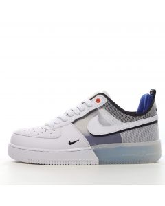  Nike Air Force 1 Low React Split White Photo Blue