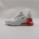 Nike Air Max 270 White Red Gradient