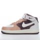 Nike Air Force 1 Mid White Pink Brown