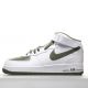 Nike Air Force 1 Mid Retro White Olive Green