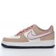 Nike Air Force 1 Low Light Brown White Red