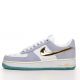 Nike Air Force 1 Low White Blue Grey Gold