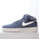 Nike Air Force 1 Mid Suede Navy Blue White