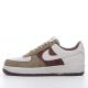 Nike Air Force 1 Low White Brown Claret