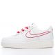 Nike Air Force 1 Low White Red Gradient Laces