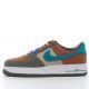 Nike Air Force 1 Low Green Brown Color Laces